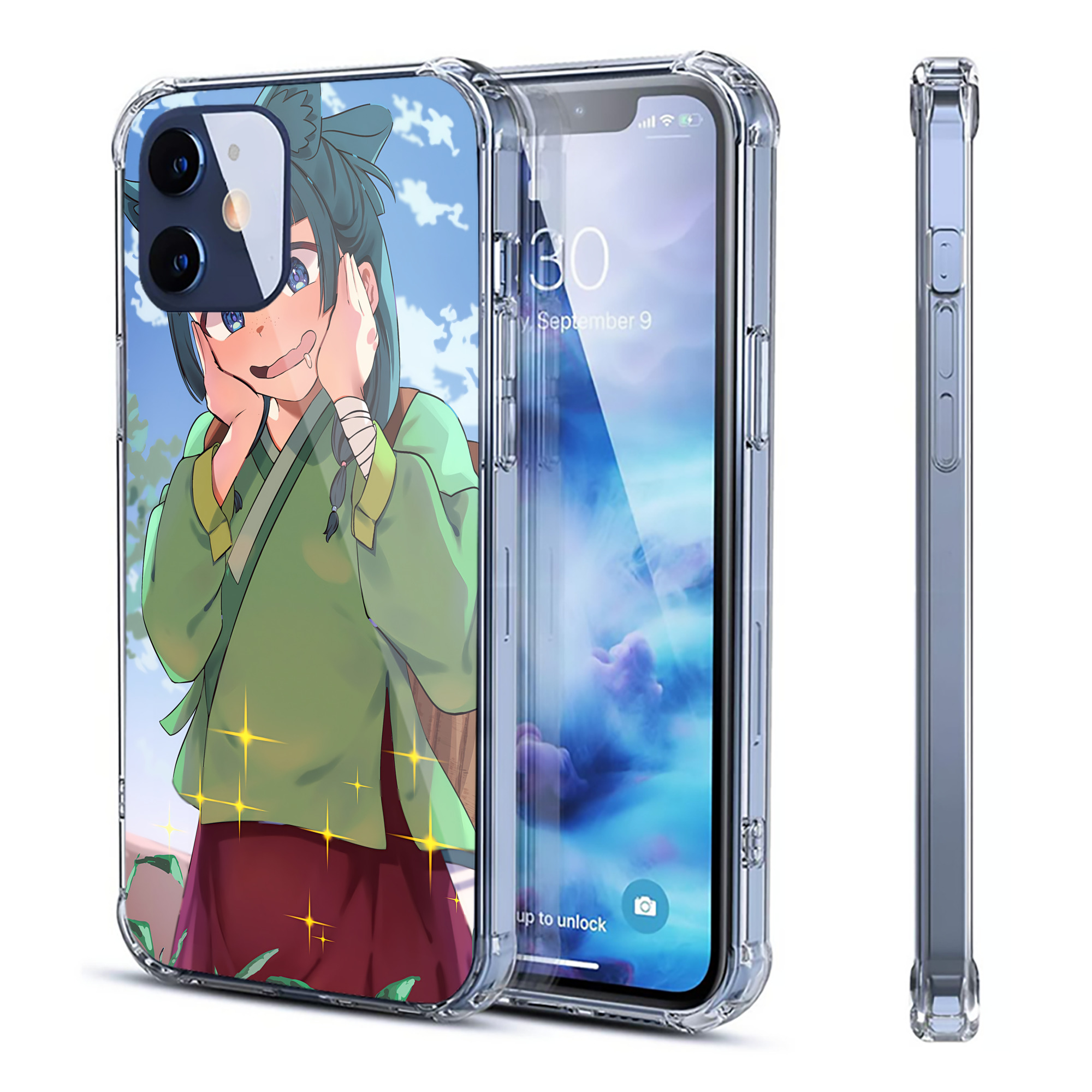 （画像用） 薬屋のひとりごと The Apothecary Diaries 【iPhone 12シリーズ対応】透明スマホケース（クリアソフトケース）